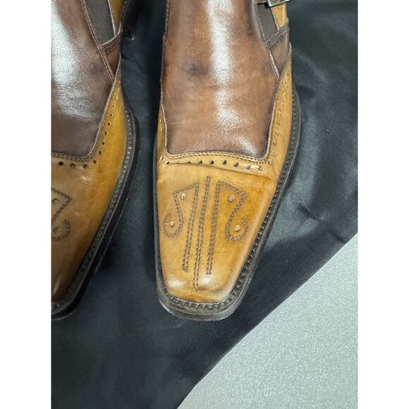 Doucal\'s Shoes Mens Size 41.5 Monk Strap Leather Made in Italy Dress Formal main image 10